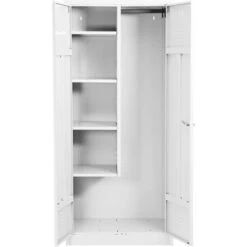 G-Office Mehrzweckschrank CLC/HD.1880, Aus Metall, 80 X 180 X 50cm, Weiß -Smart Haus Geschaf 2bba3fb78bfefa9861943b1217e27666939a7f38 mehrzweckschrank g office clchd.1880 aus metall