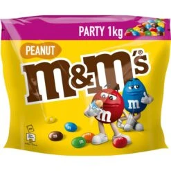 M&Ms Schokobonbons Peanut, Party Pack, Erdnüsse In Milchschokolade, 1kg