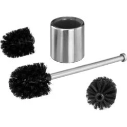 Bremermann WC-Bürste WC-Garnitur, Silber, Bürstenhalter Aus Edelstahl, Inkl. 3 Ersatzköpfe -Smart Haus Geschaf 4ce07a8f7903ce1d58ba6a261e2b461d0319be12 wc buerste bremermann wc garnitur silber