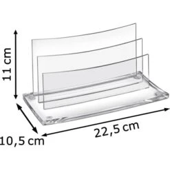 Cep Briefständer AcryLight, 1004500111, Glasklar, Aus Acryl, 2 Fächer -Smart Haus Geschaf 563754168325e2c7bb44e56acfe45811d41046e5 briefstaender cep acrylight 1004500111