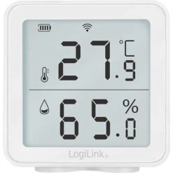 LogiLink Thermo-Hygrometer SC0116, Innen, Digital, Mit App -Smart Haus Geschaf 7d23d7a8cff5d0e2df0982b1b7c9fd81642d648f thermo hygrometer logilink sc0116 innen