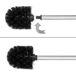 Bremermann WC-Bürste WC-Garnitur, Silber, Bürstenhalter Aus Edelstahl, Inkl. 3 Ersatzköpfe -Smart Haus Geschaf 816829f12cfc348a19c23e681bce004e1dc09c3c wc buerste bremermann wc garnitur silber