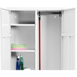 G-Office Mehrzweckschrank CLC/HD.1880, Aus Metall, 80 X 180 X 50cm, Weiß -Smart Haus Geschaf 893607899046a0e763a55057e4fab9dc8ddea5a0 mehrzweckschrank g office clchd.1880 aus metall