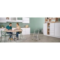 Hailo Klapptritt StandardLine K60, 4392-801, Aus Aluminium, Standhöhe 47cm, 2 Stufen, Silber -Smart Haus Geschaf 8b76a61a70d3445b9684c7f35c7b9050a1e41014 klapptritt hailo k60 4392 801 aus aluminium