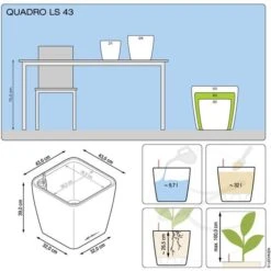 Lechuza Übertopf QUADRO LS 43 Rot Hochglanz, 43 X 43 X 39 Cm, Quadratisch, Kunststoff 11 Lechuza Übertopf QUADRO LS 43 Rot Hochglanz, 43 X 43 X 39 Cm, Quadratisch, Kunststoff -Smart Haus Geschaf 93d903ef9d0581830209b3d5d38ca18c6d042ff3 uebertopf lechuza quadro ls 43 rot hochglanz