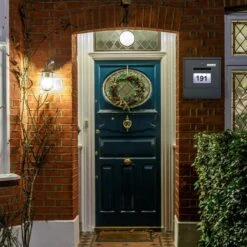 Relaxdays Briefkasten Mit Beleuchtung, Anthrazit, Stahl, 30,5x33,5x10cm, Zeitungsfach, Sichtfenster -Smart Haus Geschaf 9f88a19fbde6b4cece6a44650a30323005cd0ac0 briefkasten relaxdays mit beleuchtung anthrazit