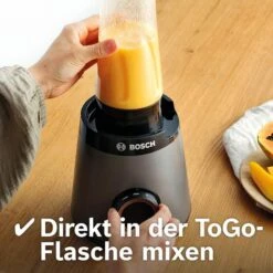 Bosch Standmixer VitaPower Serie 4, MMB6177S, Glasbehälter, 1200 Watt, Silber, 1,5 Liter -Smart Haus Geschaf a5cd31ad65a0bbb3dca254909a4bb117bf0d208f standmixer bosch vitapower serie 4 mmb6177s