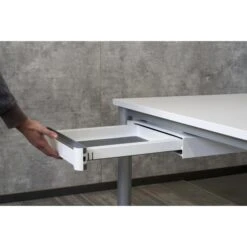 Hammerbacher Unterbauschublade UCBS/W, Weiß, Abschließbar, Breite 43 Cm, Für Schreibtische -Smart Haus Geschaf b8dd305a6c950b59588ba4d0f2521197b283f1bc unterbauschublade hammerbacher ucbsw weiss