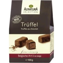 Alnatura Pralinen Selection Trüffel Nougat, BIO, 100g