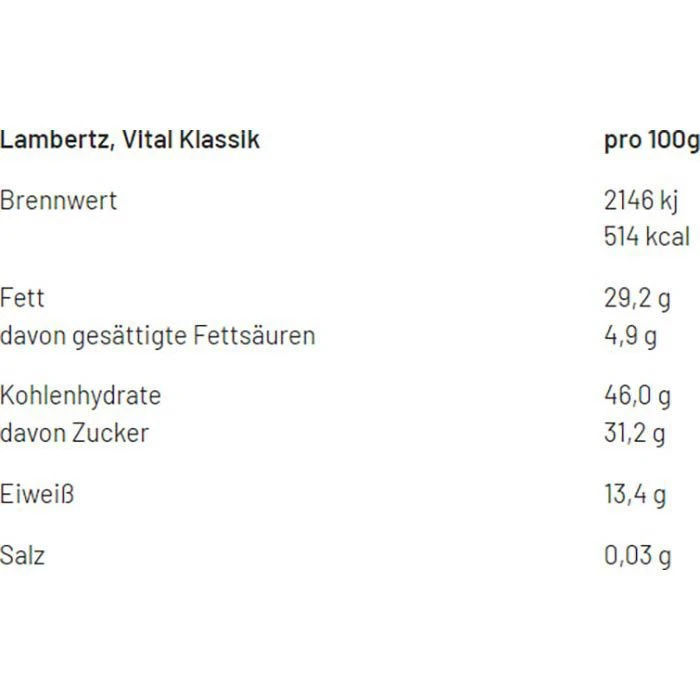 Lambertz Kekse Vitalgebäck Klassik, 200g 9 Lambertz Kekse Vitalgebäck Klassik, 200g – Bild 7