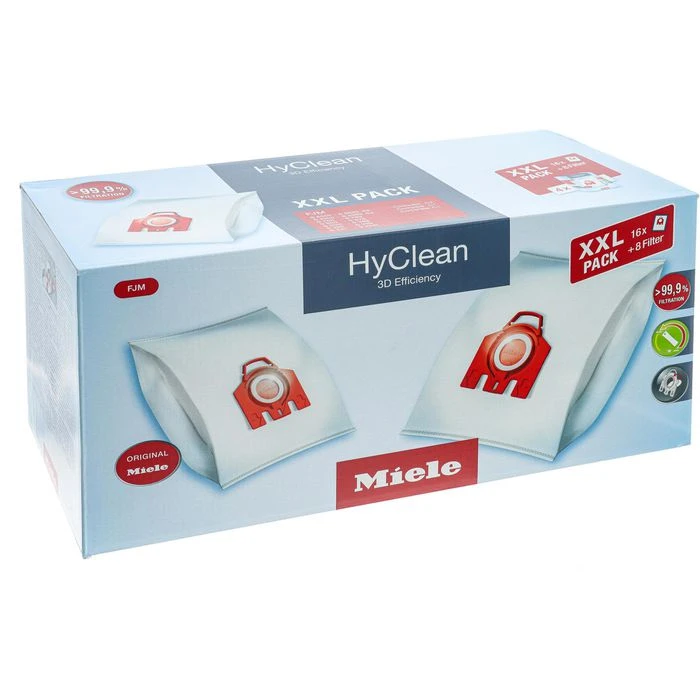 Miele Staubsaugerbeutel HyClean 3D Efficiency FJM, XXL, Für Staubsauger Miele S4 Und S6, 16 Stück 3 Miele Staubsaugerbeutel HyClean 3D Efficiency FJM, XXL, Für Staubsauger Miele S4 Und S6, 16 Stück