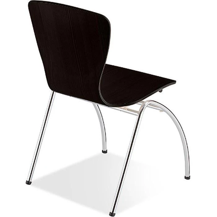 Nowy-Styl Besucherstuhl Bingo Wood, Stapelbar, Vierfußstuhl, Holz, Schwarz, 4 Stück 6 Nowy-Styl Besucherstuhl Bingo Wood, Stapelbar, Vierfußstuhl, Holz, Schwarz, 4 Stück – Bild 4