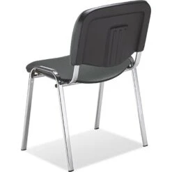 Nowy-Styl Besucherstuhl Iso Chrom, Stapelbar, Vierfußstuhl, Kunstleder, Anthrazit, 4 Stück -Smart Haus Geschaf d76a0c6de52227e8b5e937769e2a6e4e2bed2fe5 besucherstuhl nowy styl iso chrom stapelbar