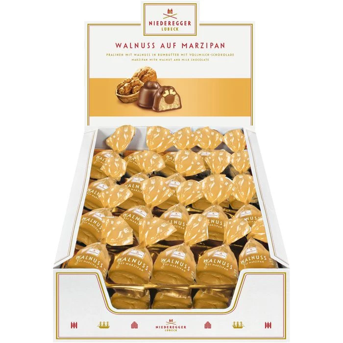 Niederegger Marzipan Walnuss Auf Marzipan, 40 Stück, 680g 3 Niederegger Marzipan Walnuss Auf Marzipan, 40 Stück, 680g