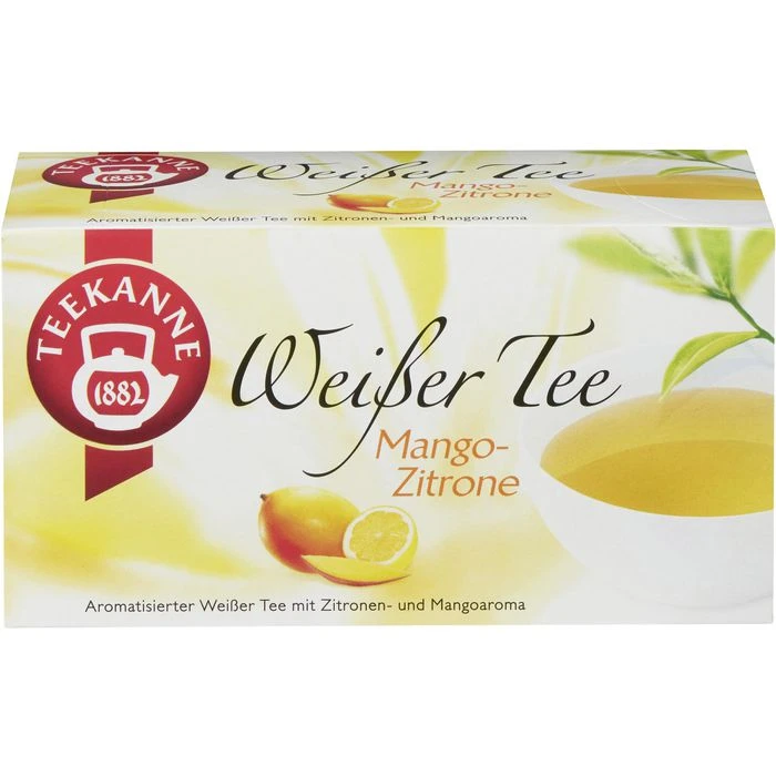 Teekanne Tee Weißer Tee Mango-Zitrone, 20 Teebeutel, 30g 4 Teekanne Tee Weißer Tee Mango-Zitrone, 20 Teebeutel, 30g – Bild 2