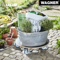 Wagner-System Pflanzenroller 20116801, Rund, Holz, 300kg, Braun, Ø 58cm -Smart Haus Geschaf ebc5f7b11c3a263e72598be302b7171812f6409f pflanzenroller wagner system 20116801 rund