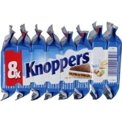 Knoppers Schokolade Milch-Haselnuss-Schnitte, Je 25g, 8 Stück -Smart Haus Geschaf eda88acb2ce253af7c5f11a28999ddc12b72e722 waffeln knoppers milch haselnuss schnitte