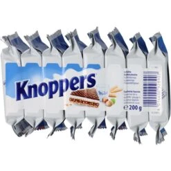 Knoppers Schokolade Milch-Haselnuss-Schnitte, Je 25g, 8 Stück -Smart Haus Geschaf f878879bcfddc558593b60cb60c0b98c36b77607 waffeln knoppers milch haselnuss schnitte