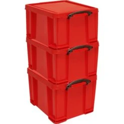 Really-Useful-Box Aufbewahrungsbox 35R, 35Liter, Mit Deckel, Kunststoff, Rot, 48 X 39 X 31cm -Smart Haus Geschaf fe94aee4251908054373c020faee9dde5ee7890f aufbewahrungsbox really useful box 35r 35liter